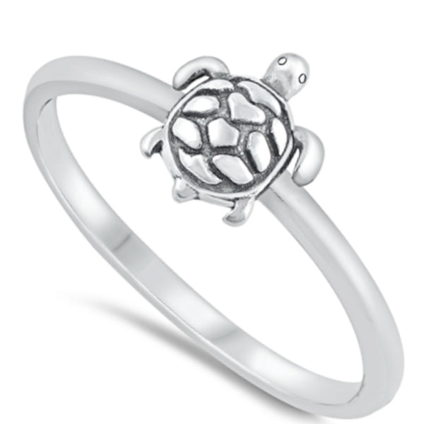 Sterling Silver Movable Turtle Ring