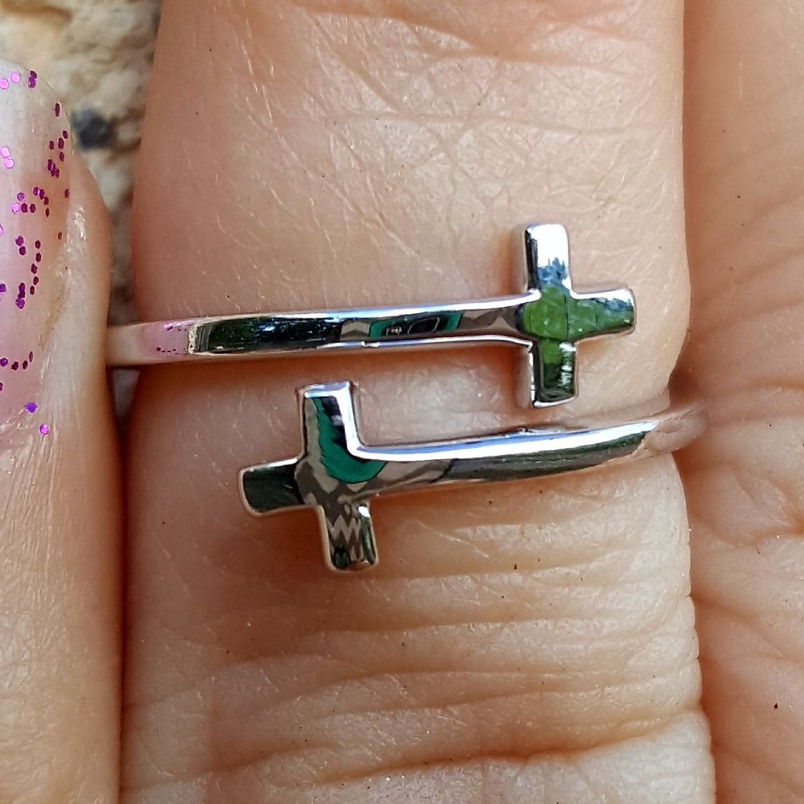 Men unique cross wedding ring – Gilleri Jewel